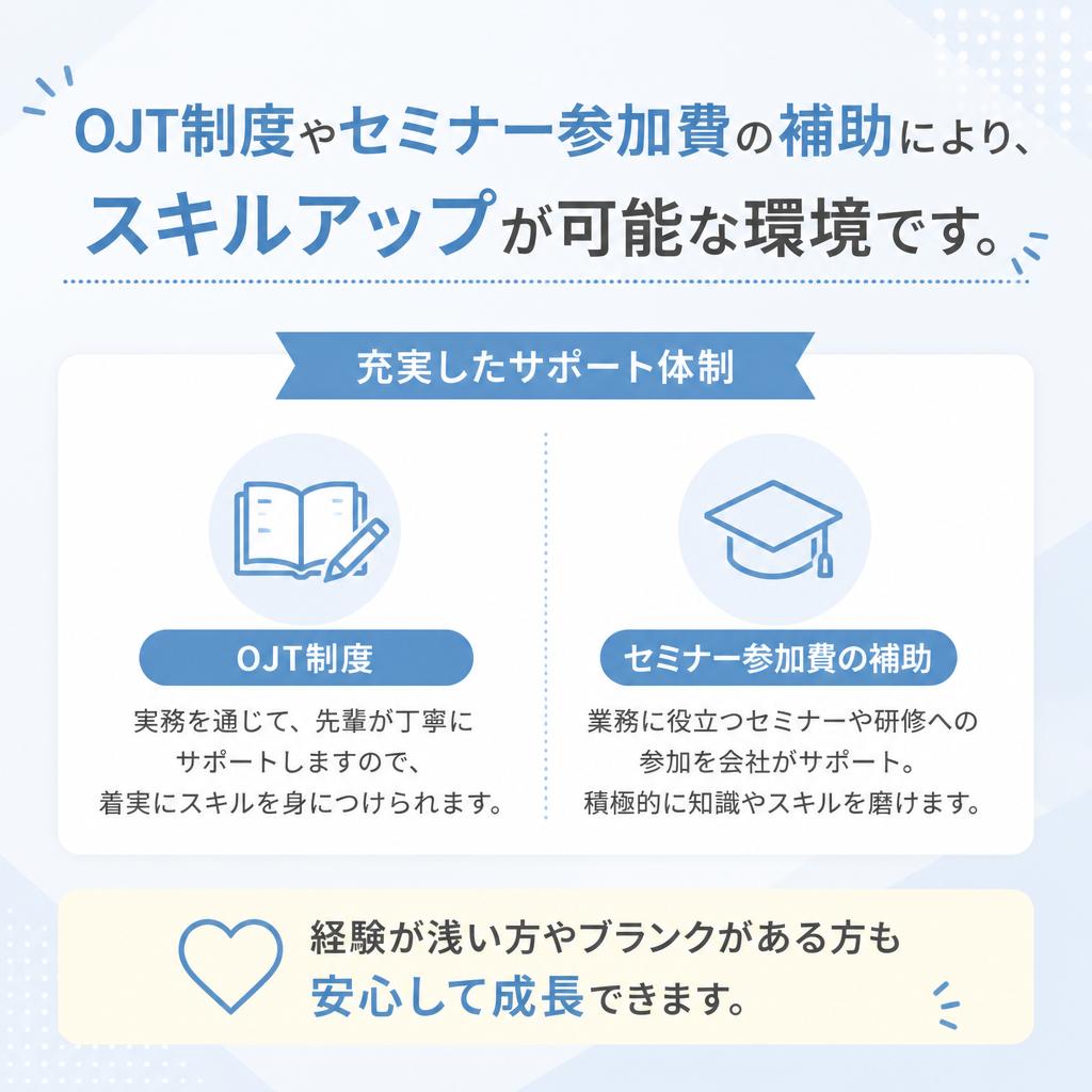 キャリアアップの支援