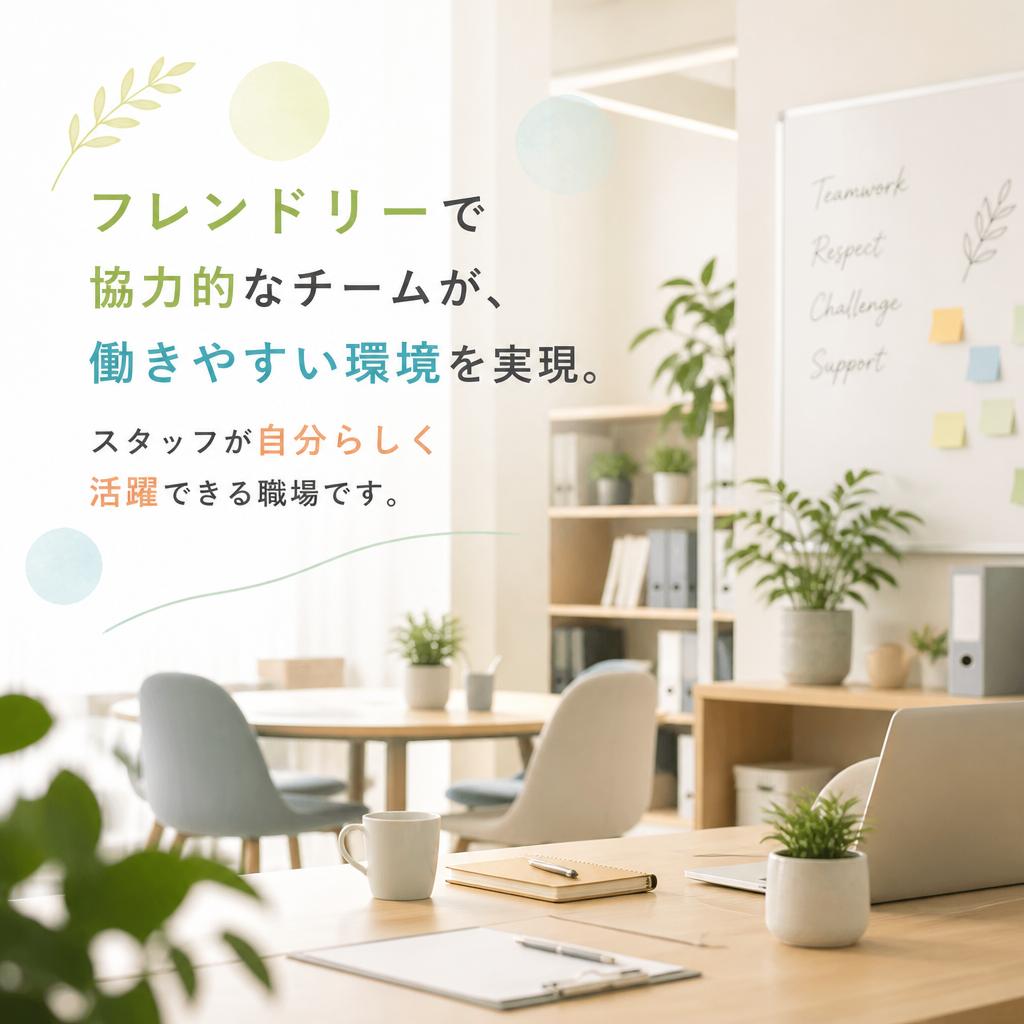 明るい職場環境