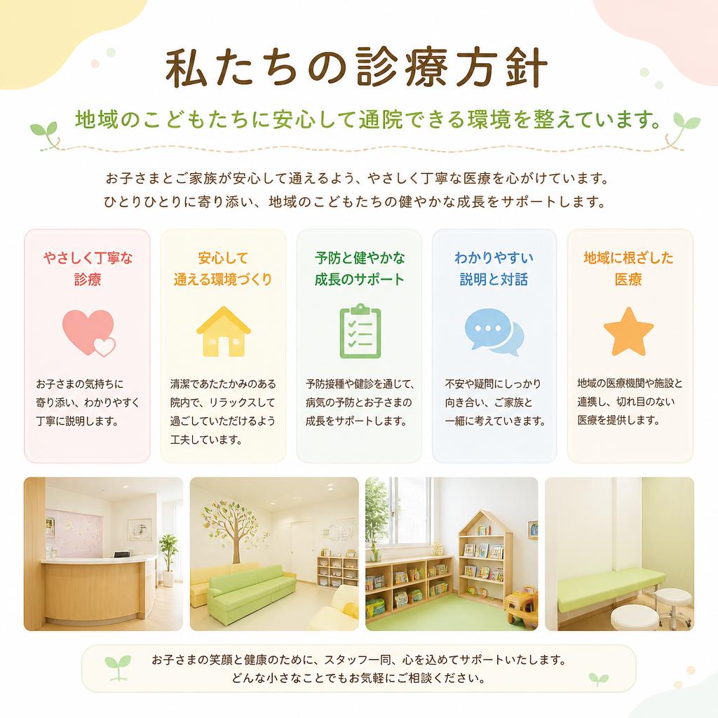 地域密着の診療方針