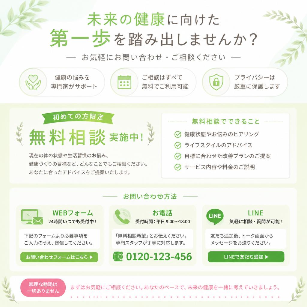 7. お問い合わせ・無料相談のご案内