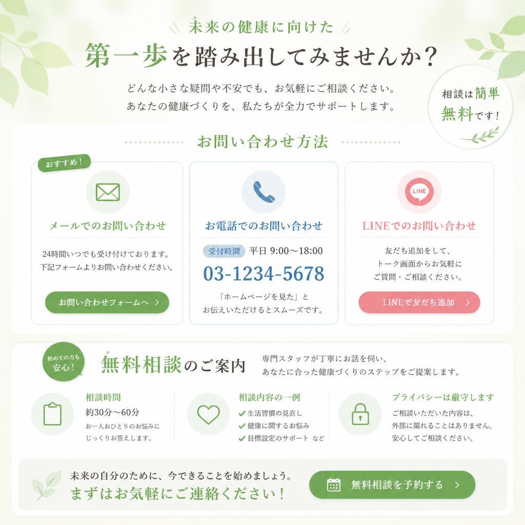 7. お問い合わせ・無料相談のご案内