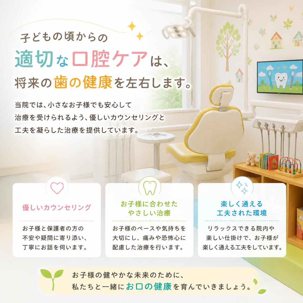 小児歯科の重要性