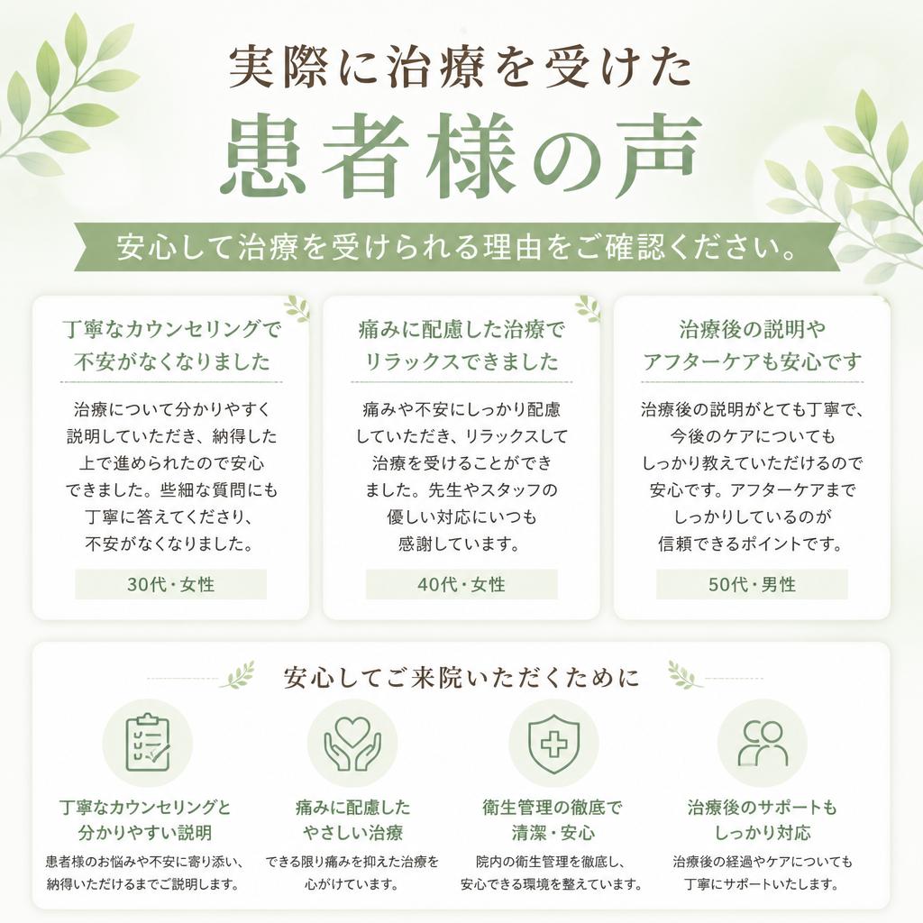 患者様の声