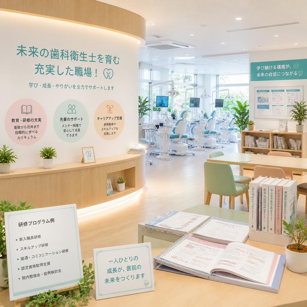 未来の歯科衛生士を育む充実した職場！