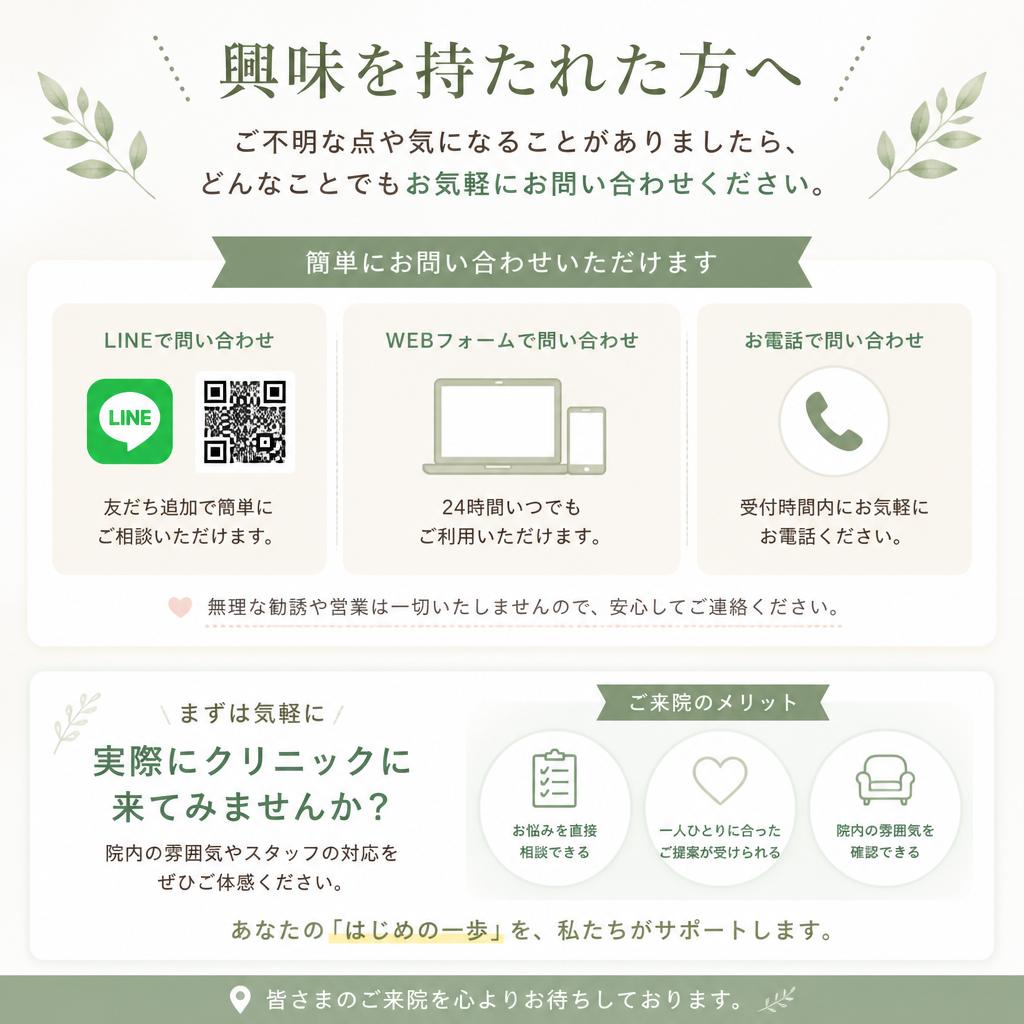 7. お問い合わせはお気軽に！